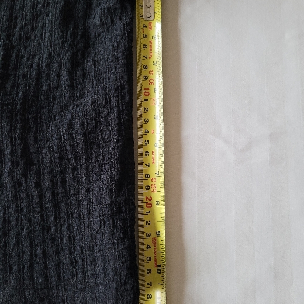 Glo Fashion Black Textured Top Size XL - Picture 8 of 14